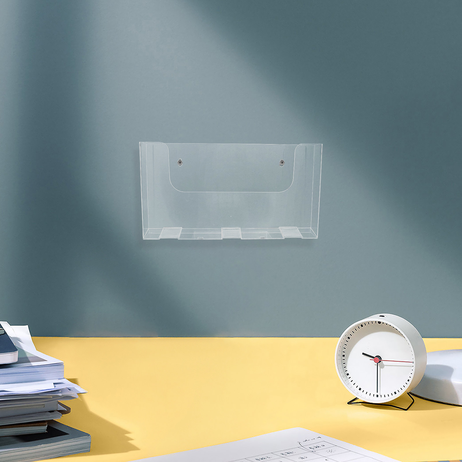 Magazine Holder Rack - 2 szt. akrylowych uchwytów na dokumenty