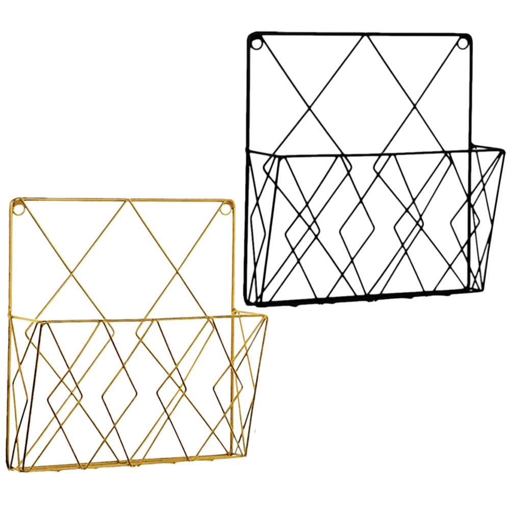 Magazine Holder Rack - 2 szt. wysokiej jakości metalowych organizerów