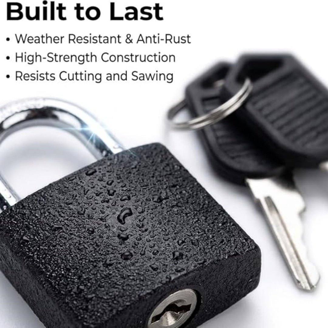 Letter Opener Brass - 3 szt. Kłódki z kluczami (czarne),