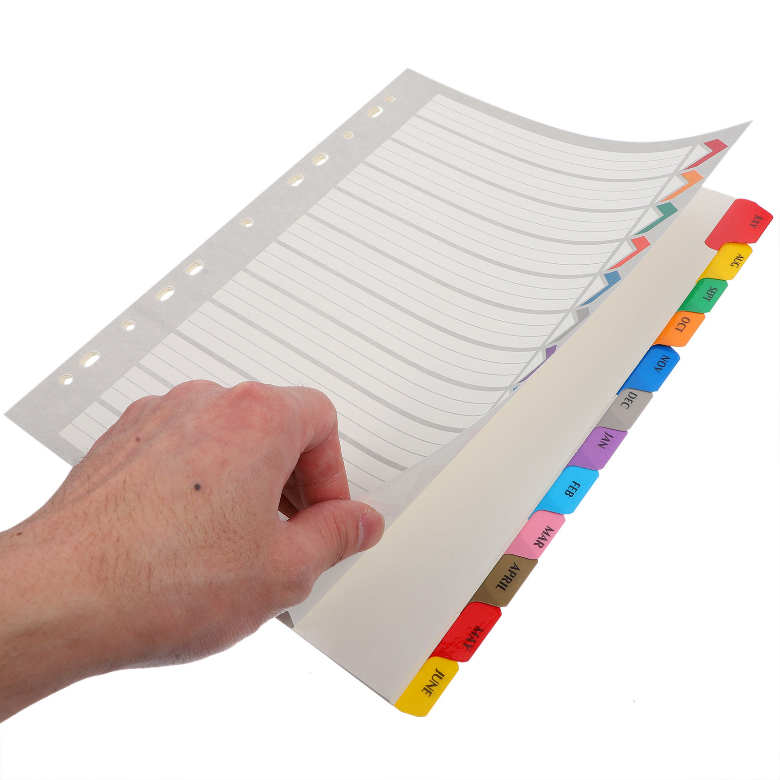 12 przekładek do segregatora,  – Tab Divider A4 recenzja i cena