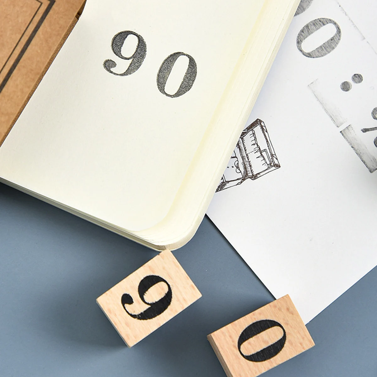 Drewniany stempel gumowy z dat – Rubber Date Stamp recenzja i cena